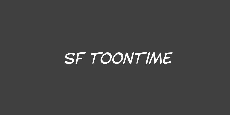 Fonte SF Toontime