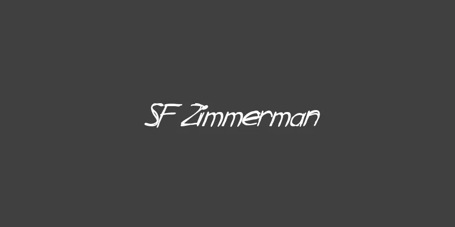 Fonte SF Zimmerman