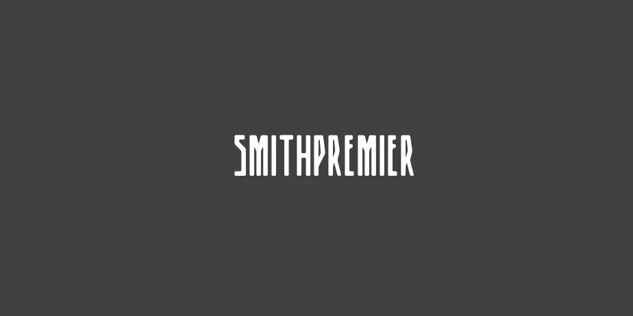 Fonte SmithPremier