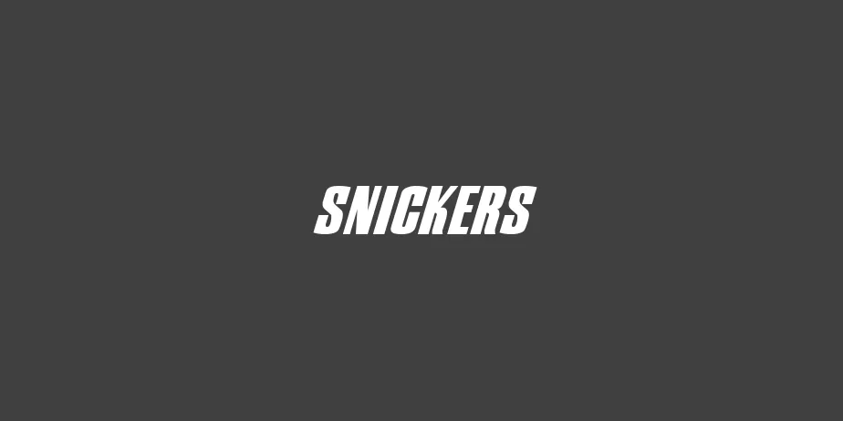 Fonte Snickers