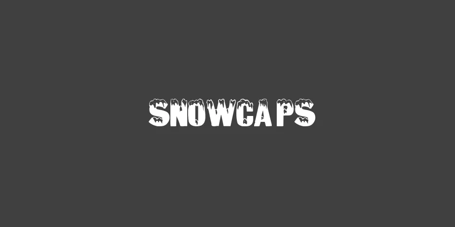 Fonte SnowCaps