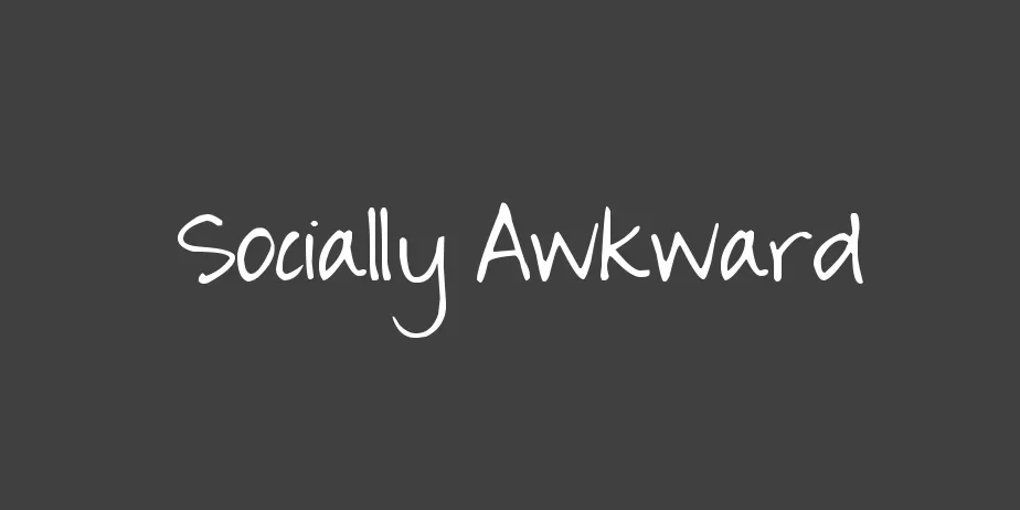 Fonte Socially Awkward