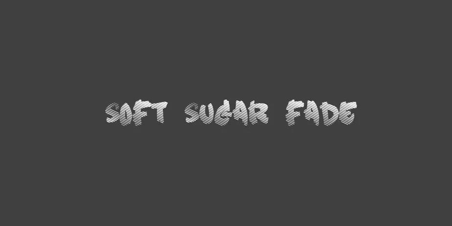 Fonte Soft Sugar fade