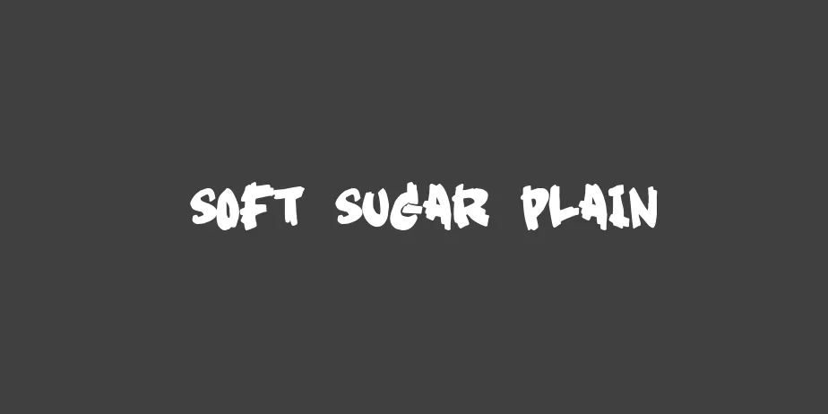 Fonte Soft Sugar plain