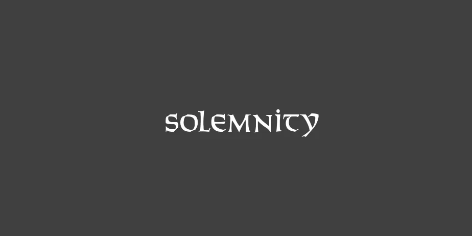 Fonte Solemnity