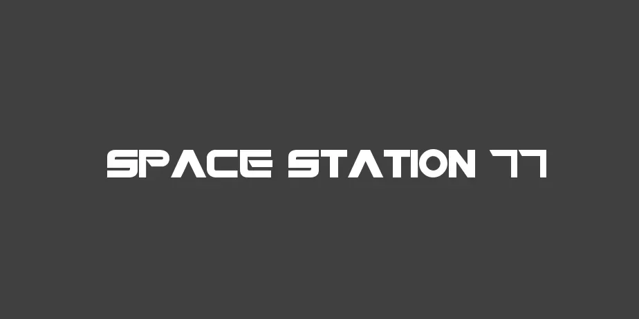 Fonte Space Station 77