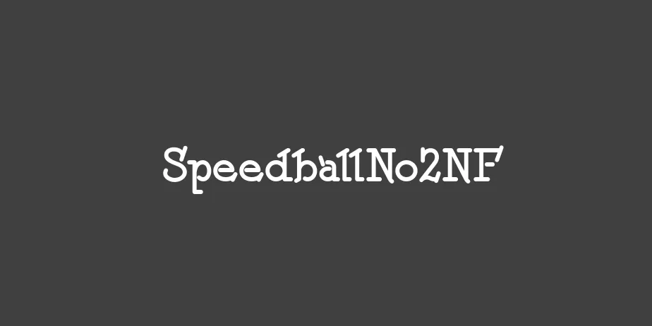 Fonte SpeedballNo2NF