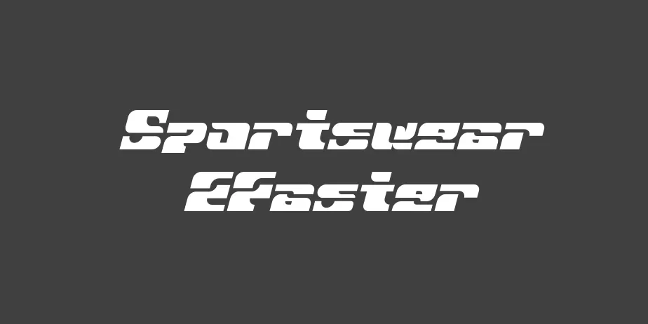 Fonte Sportswear EFaster