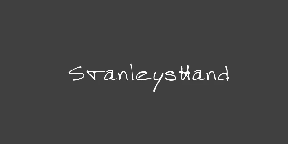 Fonte StanleysHand