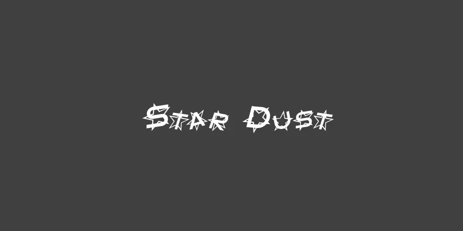 Fonte Star Dust