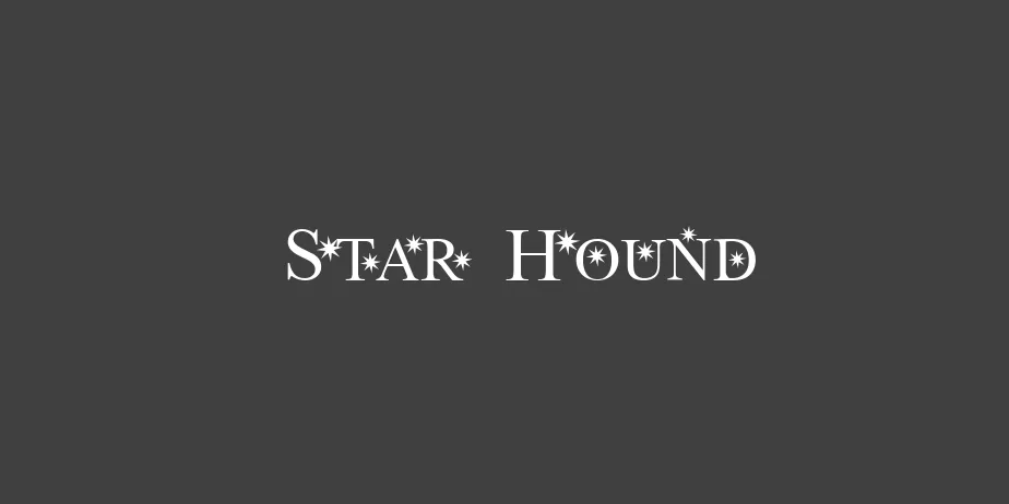 Fonte Star Hound