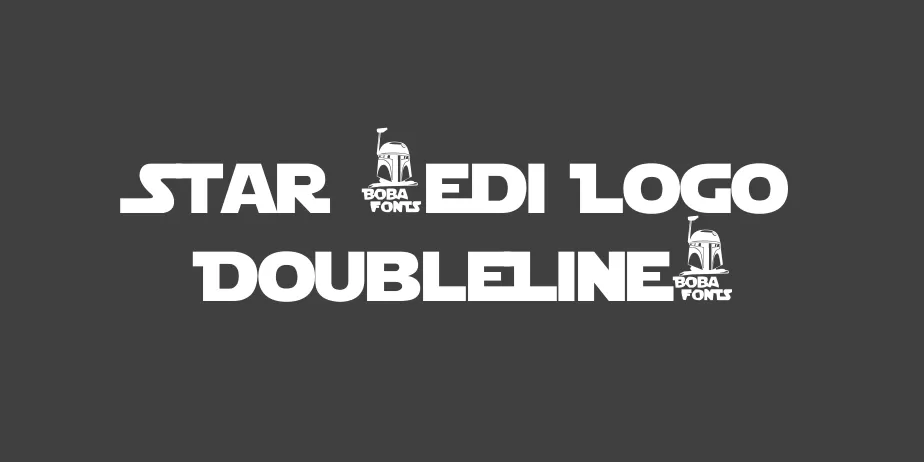 Fonte Star Jedi Logo DoubleLine1