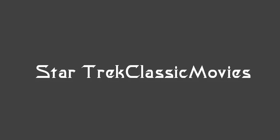 Fonte Star TrekClassicMovies