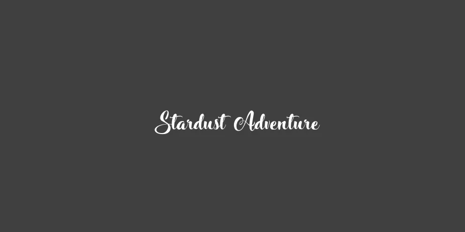 Fonte Stardust Adventure