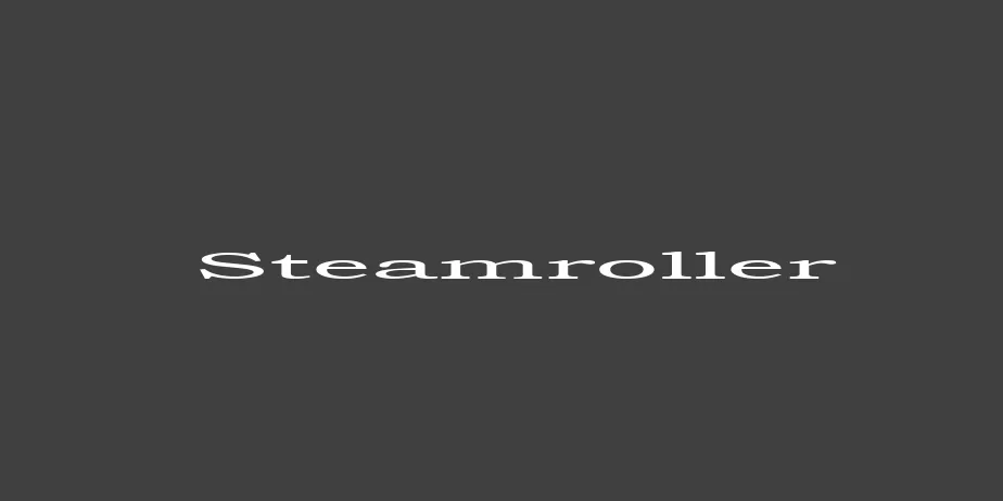 Fonte Steamroller