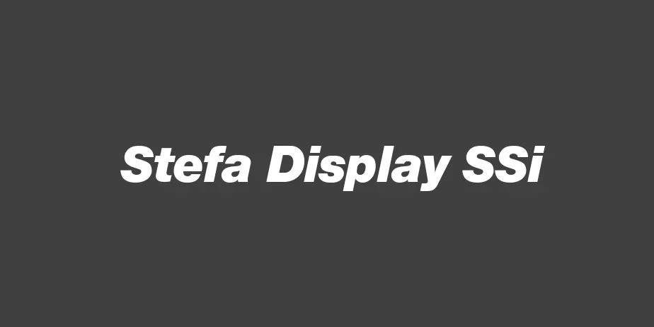 Fonte Stefa Display SSi