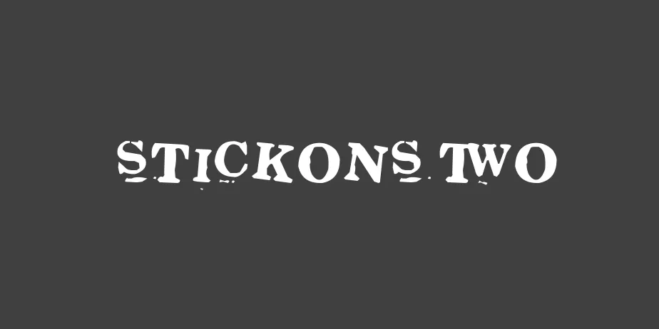 Fonte Stickons Two