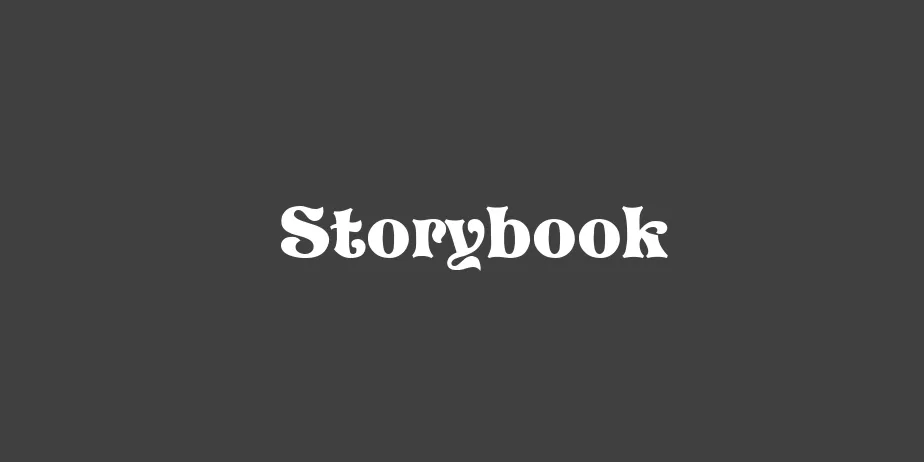 Fonte Storybook