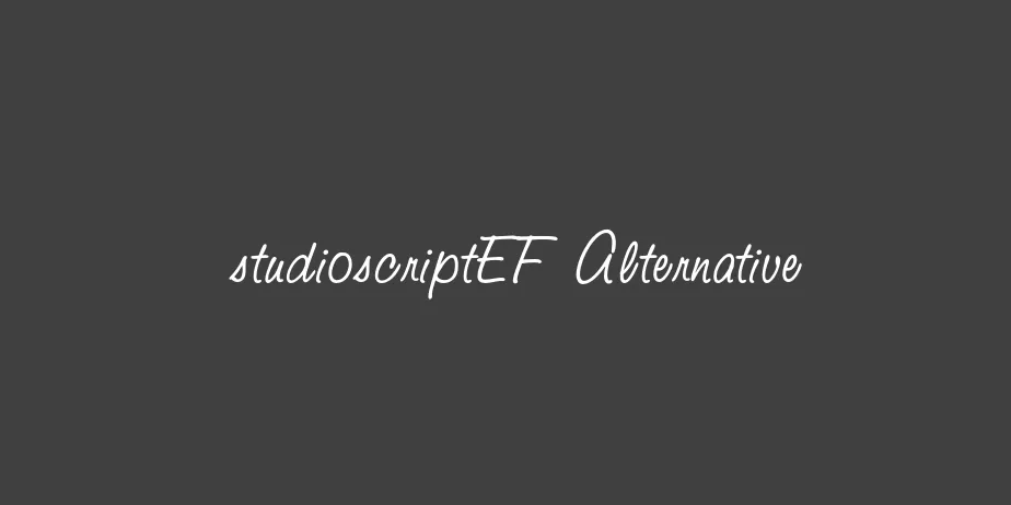 Fonte StudioScriptEF Alternative