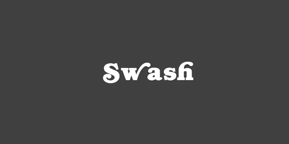 Fonte Swash