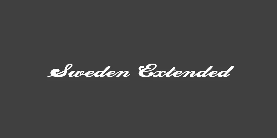 Fonte Sweden Extended