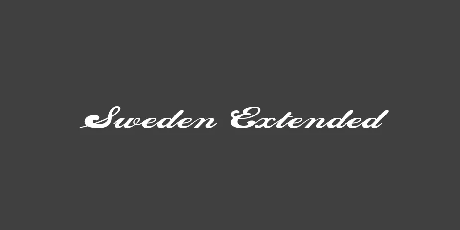 Fonte Sweden Extended