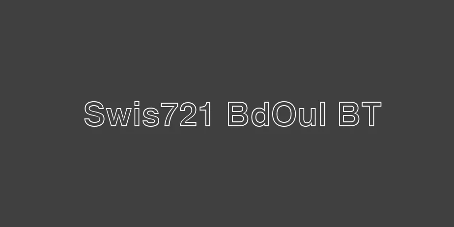 Fonte Swis721 BdOul BT