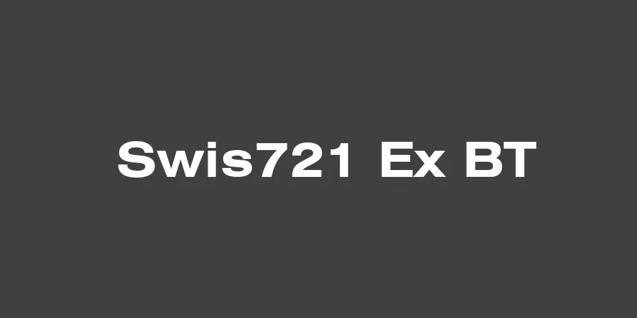 Fonte Swis721 Ex BT