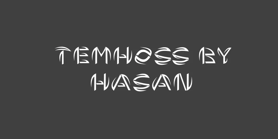 Fonte TEMHOSS By HAsAN