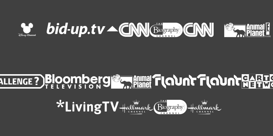 Fonte UK Digital TV Channel Logos