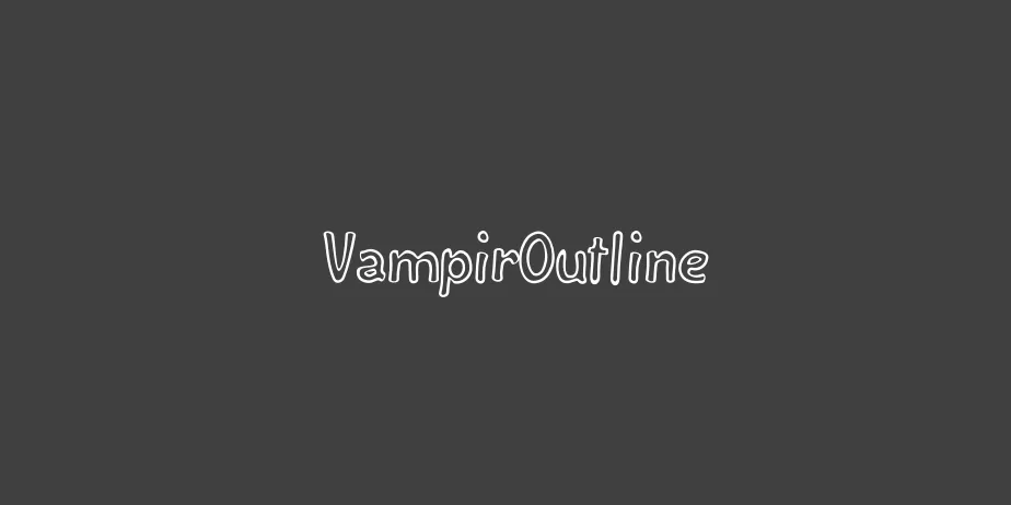 Fonte VampirOutline