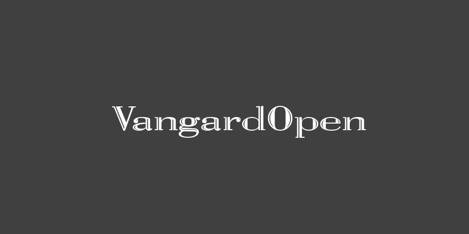 Fonte VangardOpen