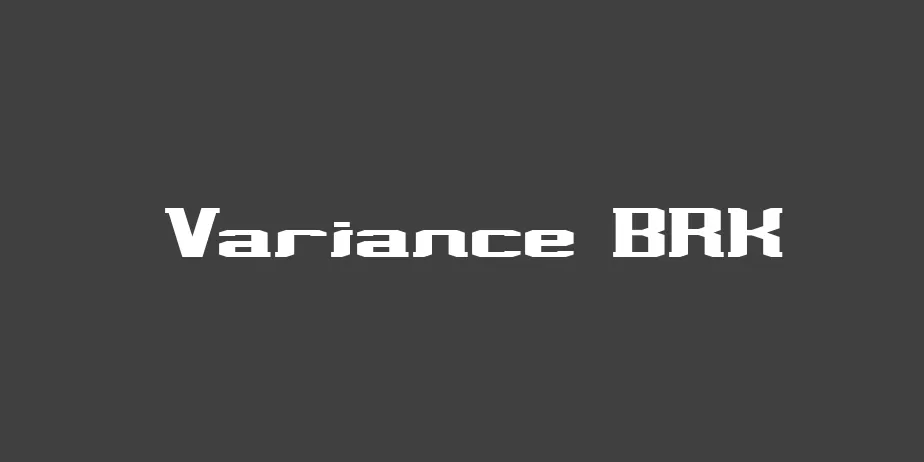 Fonte Variance BRK