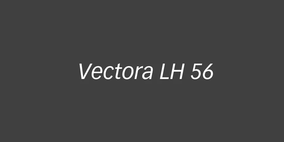 Fonte Vectora LH 56