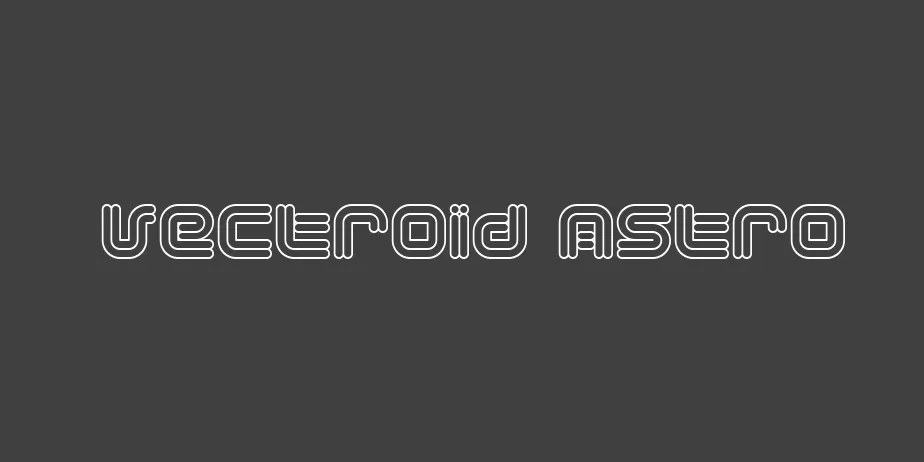 Fonte Vectroid Astro