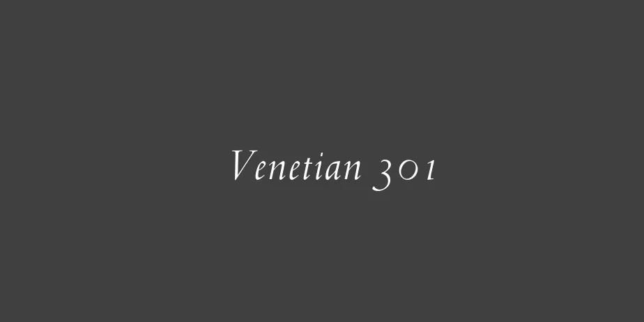 Fonte Venetian 301