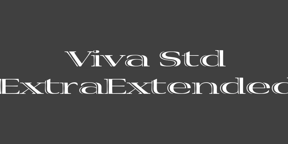 Fonte Viva Std ExtraExtended