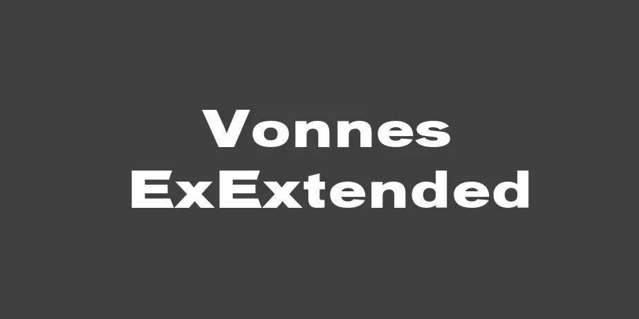 Fonte Vonnes ExExtended