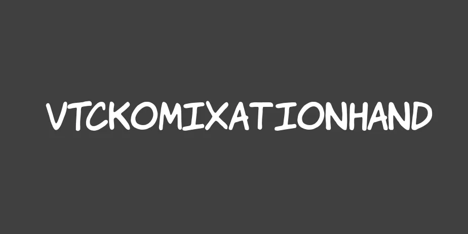 Fonte VTCKomixationHand