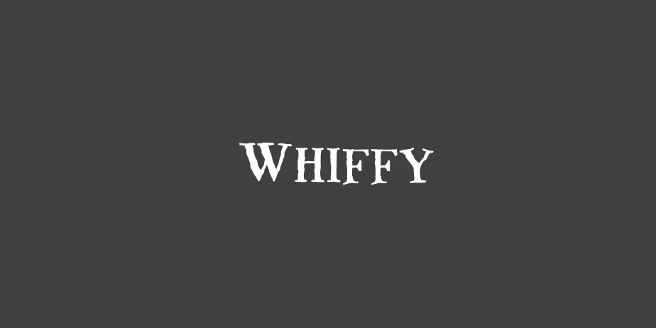 Fonte Whiffy