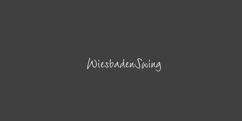 Fonte WiesbadenSwing