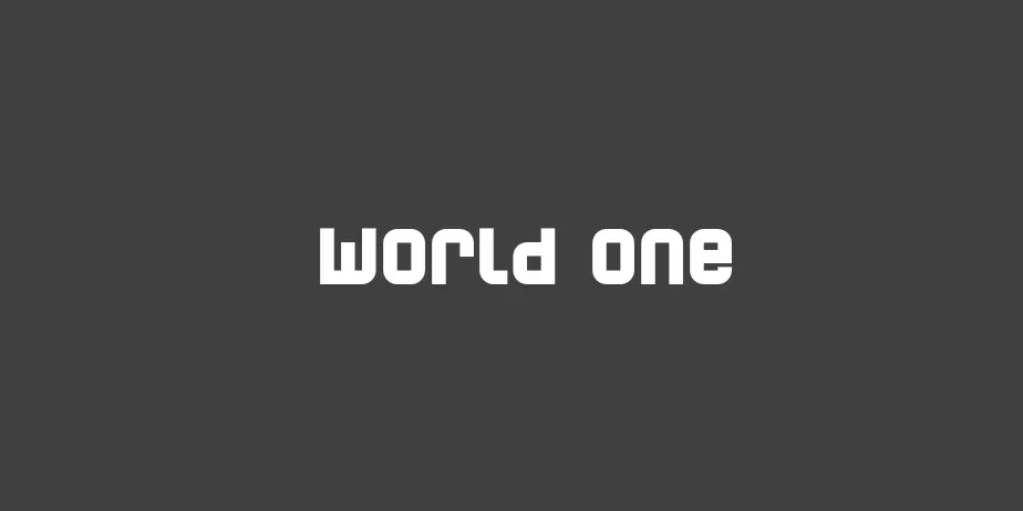 Fonte World One