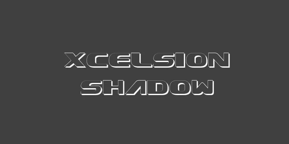 Fonte Xcelsion Shadow