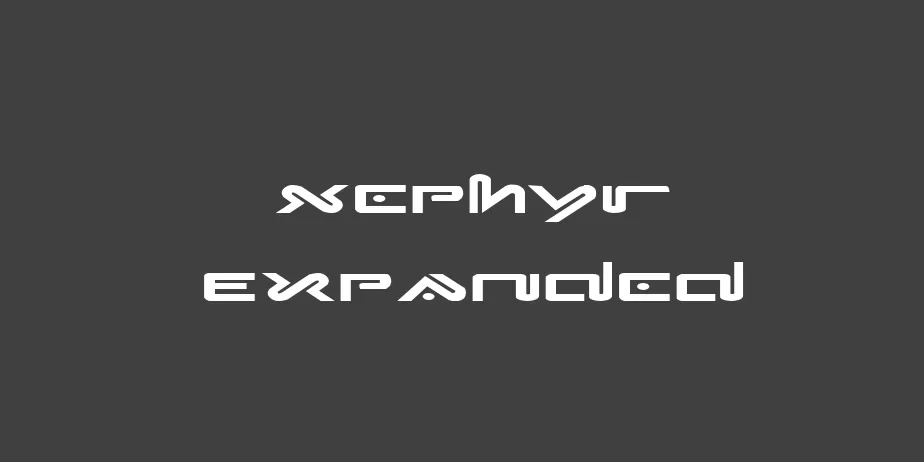 Fonte Xephyr Expanded