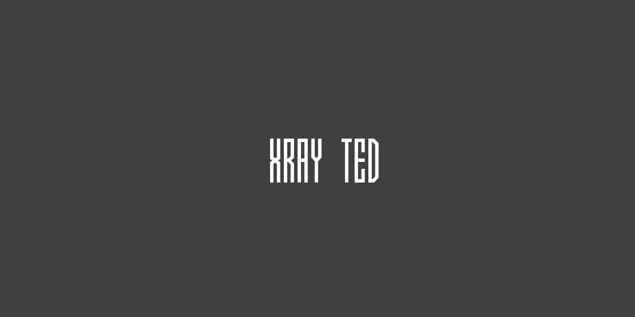 Fonte Xray Ted