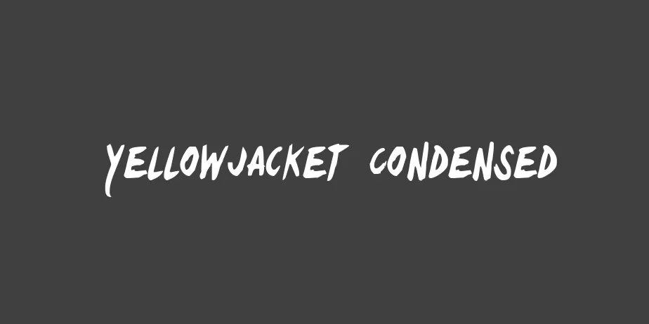 Fonte Yellowjacket Condensed