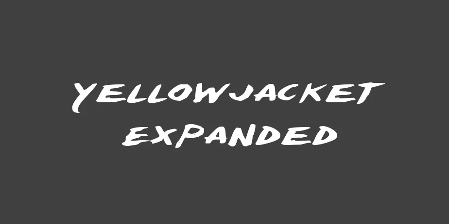 Fonte Yellowjacket Expanded