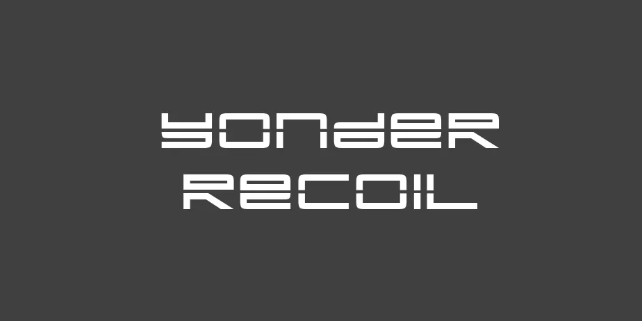 Fonte Yonder Recoil