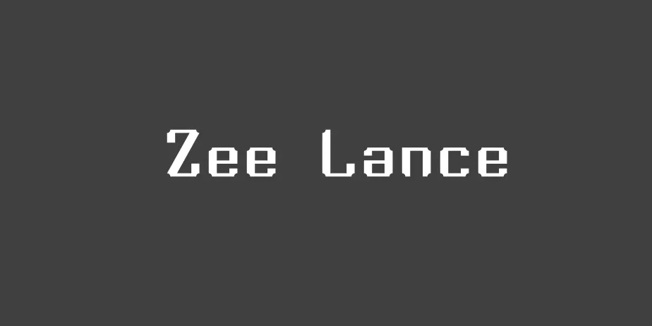 Fonte Zee Lance