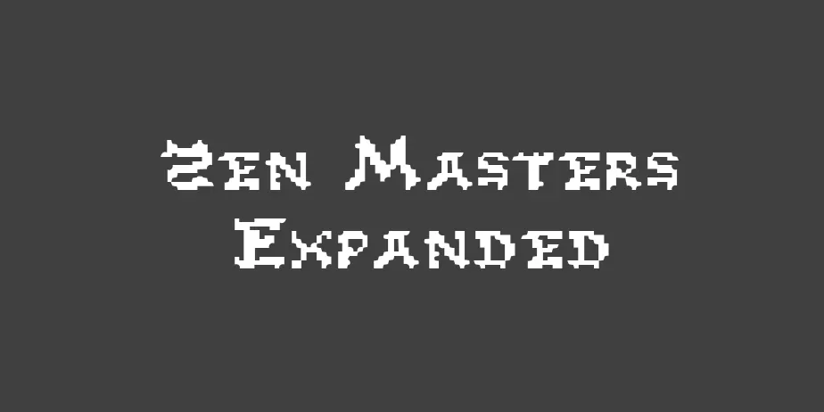 Fonte Zen Masters Expanded